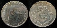Dänemark 5 Kronen 1964 KN Frederik IX unc