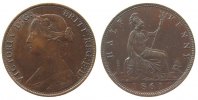 GB Großbritannien ab 1708 1/2 Penny Br Victoria S3956 -