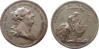 Jetons Medaille Silber Louis XVI. (1774-1793) - auf seine Hinrichtung, Büste nach rechts / Francia sitzt trauernd neben der Urne, am Boden Krone -