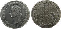 Städte Silberabschlag des 1 1/2 Dukaten Silber Augsburg Stadt - auf die Gründung durch die Römer, Büste von Kaiser Augustus nach links / oben das Augsburger Wappenschil -
