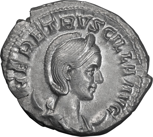 Ancient Roman Herennia Etruscilla. Antoninianus