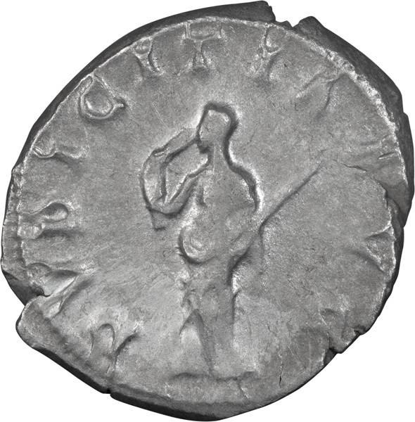 Ancient Roman Herennia Etruscilla. Antoninianus