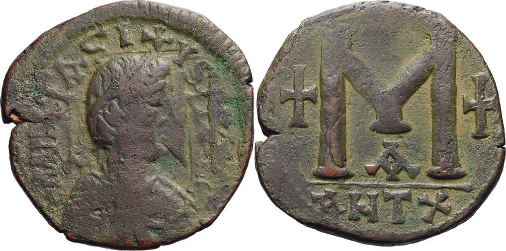 Byzantine Anastasius I. Follis | MA-Shops