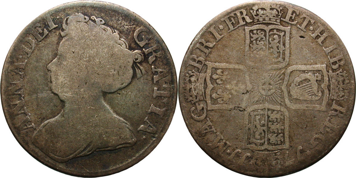 Great Britain, Queen Anne, 1711, Shilling, F | MA-Shops