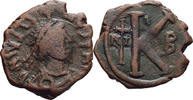 Byzantine Scarce Half-follis Justin I. Scarce Half-follis -