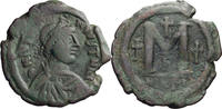 Byzantine Follis Justin I and Justinian I. Follis -
