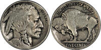 USA 5¢ Buffalo Nickel, 1918-D, 5¢, VG-8 , Cleaned -