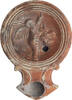 Roman Roman Oil Lamp with Cupid -