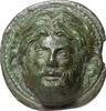 Greek Greek Macedonian Bronze Votive Ring of Philip II as Zeus -