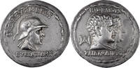Ancient Greek Tetradrachm Bactria, Eucratides. Tetradrachm -
