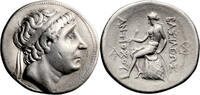 Ancient Greek Tetradrachm Seleucid, Antiochus I, 281-261 BC. Tetradrachm -