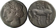 Ancient Greek AR Tridrachm Zeugitania, Carthage. AR Tridrachm -