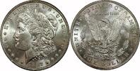 USA $1 Morgan Dollar, 1887, $1, MS64 , PCGS, Doily -