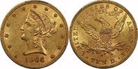 USA $10 $10 Liberty, 1906-O, $10, MS62 , PCGS -