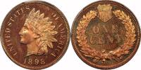 USA 1¢ Indian Cent, 1898, 1¢, PR64 CAM, PCGS/CAC -