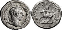 Ancient Roman Denarius Geta as Augustus. Denarius -
