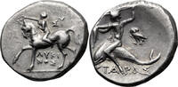Ancient Greek Stater Calabria, Tarentum. Stater -