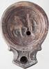 Roman ca. 1st-2nd Century AD Roman Oil Lamp with Horse and Figure  577.50 US$  +  15.00 US$ shipping