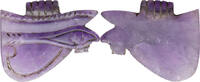 Egyptian Late Period, ca. 715-330 BC Egyptian Amethyst Wedjat Eye Amulet  2,100.00 US$  +  15.00 US$ shipping