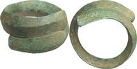 Greek Northern Greek, ca. 7th Century Greek Geometric Bronze Bangle  525.00 US$  +  15.00 US$ shipping