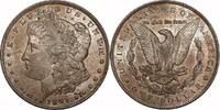 USA $1 1891-CC Morgan Dollar AU55