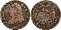 USA 10&cent; 1821 Capped Bust 10&cent; F12 236.25 US$  +  15.00 US$ shipping