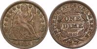 USA 10&cent; 1852 Seated 10&cent; EF40 131.25 US$  +  15.00 US$ shipping