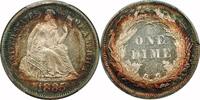 USA 1885 Seated 10¢ MS63