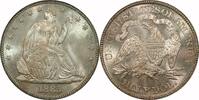 USA 1885 Seated 50¢ MS65