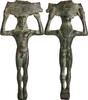 Greek Greek Bronze Patera Handle -