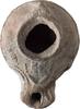 Roman Roman Oil Lamp with Jewish Iconography -