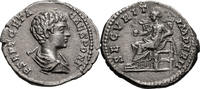 Ancient Roman Denarius Geta as Caesar. Denarius -