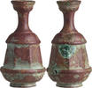 Greek Greek Bronze Flask, Prototype for Glass Vessel -