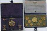Frankreich Offizieller Kursmünzensatz FDC 1979 GN960 - Original KMS Coins Mint Set - Fleurs de Coins Monnaie de Paris Unzirkuiert in Original Folder