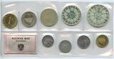 Österreich Großer Kursmünzensatz 1971 GN310b - KMS mit 25 + 50 Schilling Silber - Coin Mint Set Proof