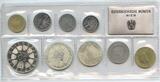 Österreich Großer Kursmünzensatz 1973 GN310m - KMS mit 25 + 50 Schilling Silber - Coin Mint Set Proof