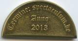 Deutschland Bundesrepublik Wertmarke 1/2 Gold Taler 2013 G11457 - Gisbert Hiller - MPS Mittelalterlich Phantasie Spectaculum EF