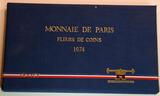 Frankreich Offizieller Kursmünzensatz FDC 1974 GN1039 - Original KMS Coins Mint Set - Fleurs de Coins Monnaie de Paris Unzirkuiert in Original Folie