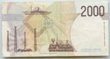Italien 2000 Lire 1990 GB107 - Banknote Guglielmo Marconi Italia Italy Gebrauchte Erhaltung