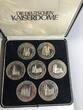 Deutschland - Die deutschen Kaiserdome 7 Große Silbermedaillen 1975 GN1660 - Bamberg, Speyer, Frankfurt, Mainz, Worms, Aachen, Braunschweig Fast unzirkuiert in Original Box - leichte Patina
