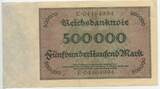 Deutsches Reich Weimar 500000 Mark Banknote 1. Mai 1923 GB643 - Reichsbanknote Berlin Germany Paper Money Leicht gebrauchte Erhaltung, Leichter Mittelknick
