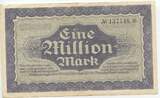 Deutsches Reich Weimar Sachsen 1 Million Mark (1.000.000) Banknote 18. August 1923 GB719 - Sächsische Bank Dresden Germany Paper Money Gebrauchte Erhaltung