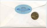 Vereinigten Staaten von Amerika USA Bronzemedaille Raumfahrt - Space Medal Cover 1971 (1986) GN806 - Apollo 15 zum 15. Jubiläum - Nasa Space Medal USA UNC im Numisbrief