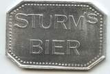 Deutschland Bundesrepublik Bayern Biermarke Wertmarke Bierzeichen nd. T588 - Coburg Sturm