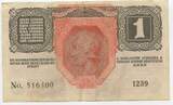 Österreich Ungarn Kaiserreich 1 Krone Banknote ohne Stempel 1916 GB392 - Eine Krone Geldschein - Egy Korona Austria Gebrauchte Erhaltung