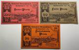 Deutschland Bundesrepublik Staufen im Breisgau Lot 25, 50, 100 Pfennig Gutschein 1988 GB455 - Altstaufener Weihnachtsmarkt Leicht gebrauchte Erhaltung