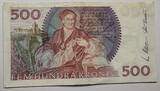 Schweden 500 Kronor Geldschein 2000 GB422 - King Karl XI. Banknote Sweden Gebrauchte Erhaltung