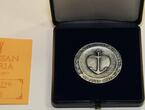 Schweden Silbermedaille in Original-Etui 1973 M#0326 - Geburt von Victoria am 14. Juli 1977 - Carl XVI.Gustaf - Silvia UNC