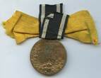 Brandenburg-Preußen Königreich Erinnerungsmedaille 1797-1897 1797-1897 GN1310 - Kaiser Wilhelm I. Zum Andenken seines 100. Geburtstag am 22. März aEF mit original Band