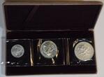 Griechenland 100,250,500 Drachmai Silber Set 1982 GN471 - Pan-European Games Olympia Greece Unzirkuiert in Original Box